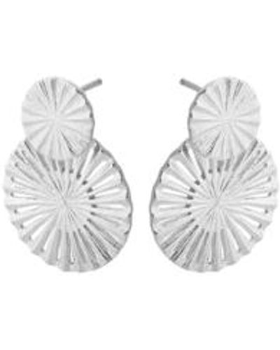 Pernille Corydon Starlight Earrings Plated - Metallic