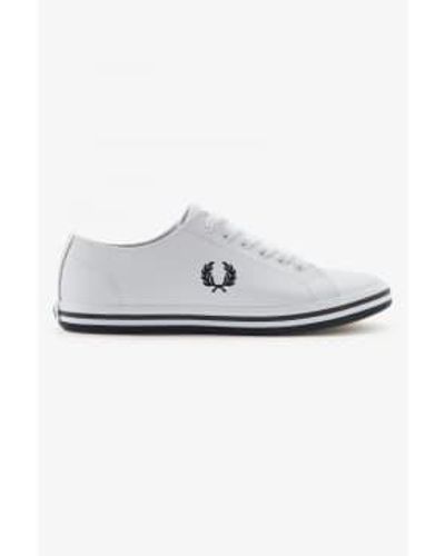 Fred Perry Kingston Leather B7163 563 Zapatillas blanches
