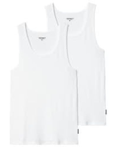 Carhartt A -shirt braces t -shirts - Blanc