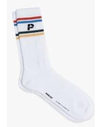 Parlez Bane Socks / Mixed One Size - White