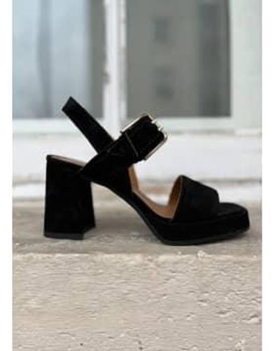 Alpe Chiara Block Heel Sandal 3 - Grey