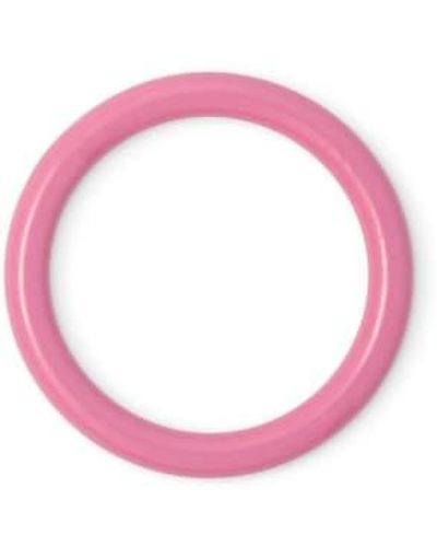 Lulu Colourful Enamel Ring Dusty 52 - Pink