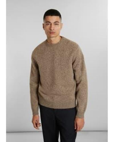 L'Exception Paris Geelong Thick Round-neck Sweater S - Brown