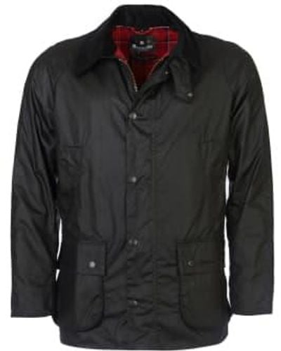 Barbour Ashby Wax Jacket - Negro
