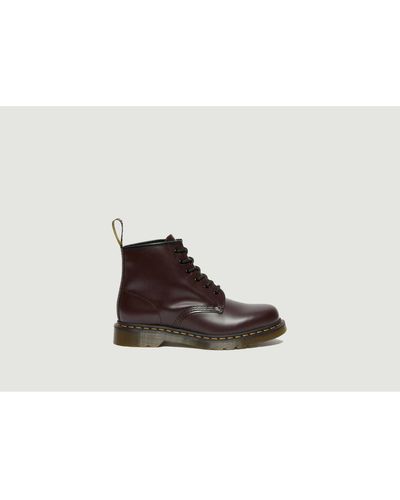 Dr. Martens Black 101 Ys Smooth Leather Boots for Men | Lyst