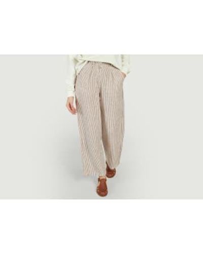 Knowledge Cotton Posey Trousers Xs - Natural