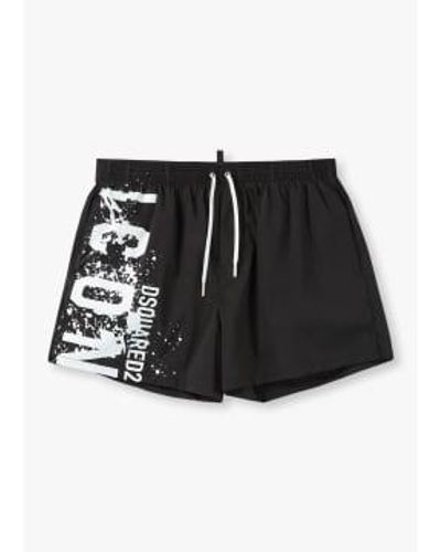 DSquared² S Icon Swim Shorts - Black