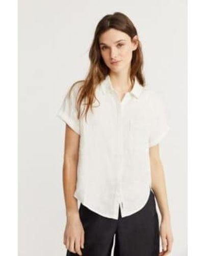 Ecoalf Lychee Linen Shirt - Bianco