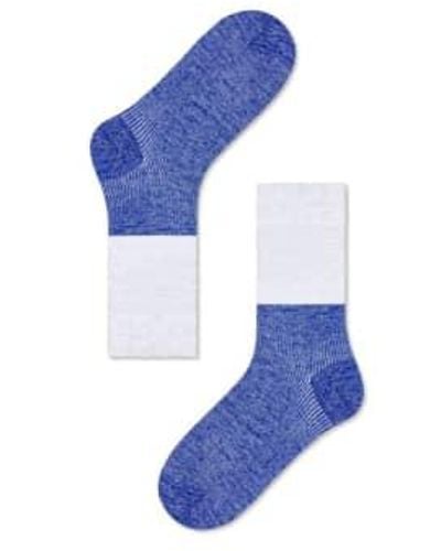 Happy Socks Chaussettes d'équipage reese blanc - Bleu