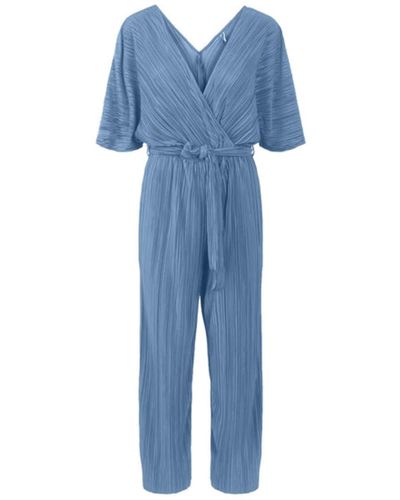 Y.A.S Yas Or Olinda Ss Ankle Jumpsuit Ashleigh Blue