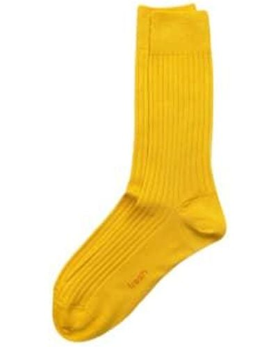 Fresh Cotton Mid-calf Lenght Socks - Yellow