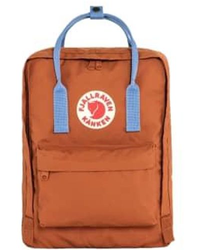 Fjallraven Mochila kanken brown/ultramarine - Naranja