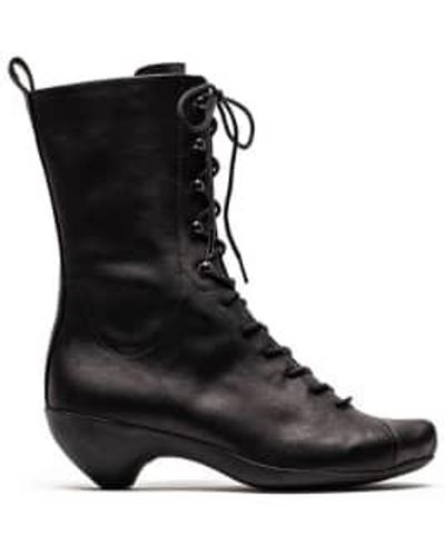 Tracey Neuls Tanya Or Black Leather Tall Boots - Nero