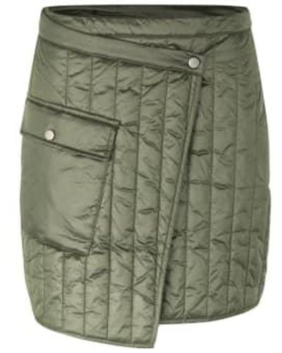 Second Female Quilly Skirt Xsmall - Green