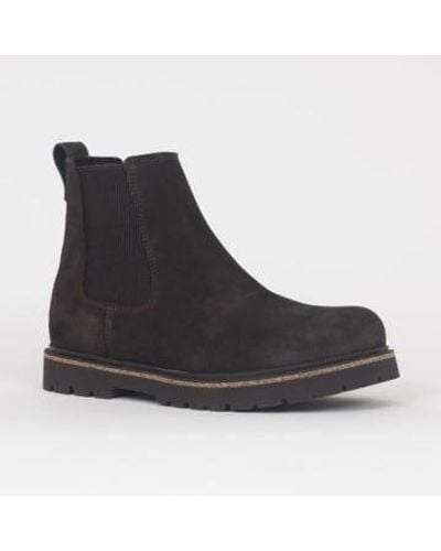 Birkenstock Highwood chelsea boot en marrón - Negro