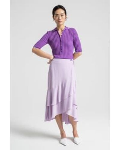 House of Dagmar Robyn Skirt 40 - Purple