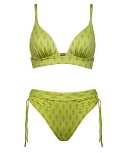 Maryan Mehlhorn 5132 bikini en citron vert / or
