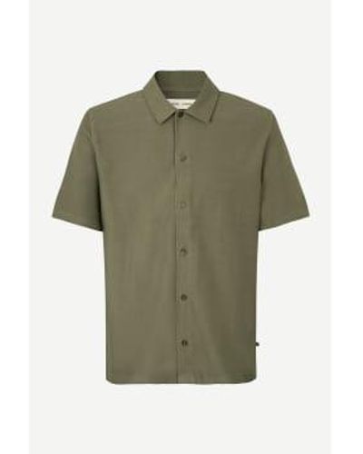 Samsøe & Samsøe Dusty Olive Kvistbro Shirt / M - Green