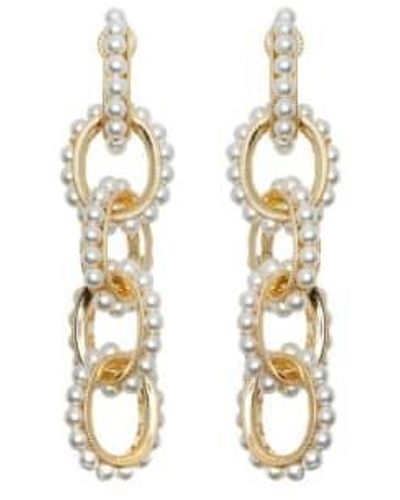 SORU Mondello Earrings Plated / Pearls - Metallic