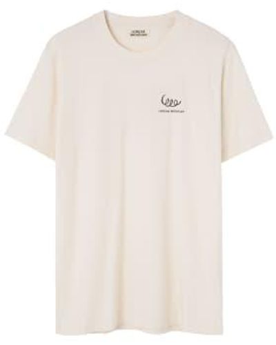 Loreak ECRU-Wandbild-T-Shirt - Weiß