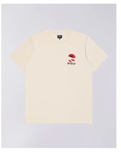Edwin T-shirt poitrine kamifuji - Blanc