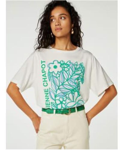 FABIENNE CHAPOT Fay T-shirt Bloom Uk 8 - Green