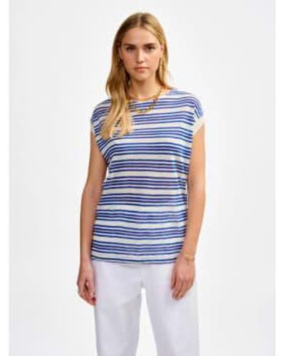 Bellerose T-shirt Sevia - Bleu