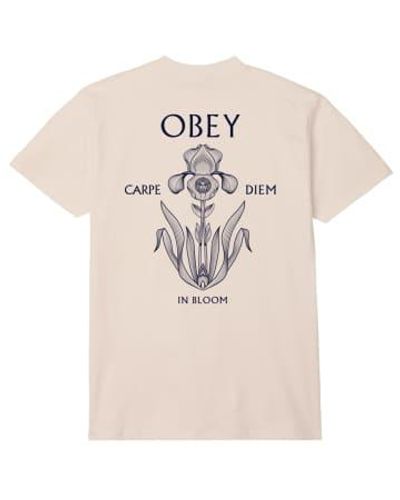 Obey Iris In Bloom T Shirt 1 - Neutro