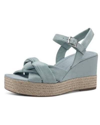 Tamaris Wedge Heeled Sandals - Blue