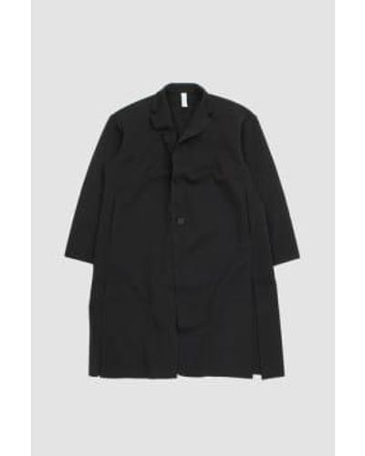 CFCL Milan rib chester coat negro