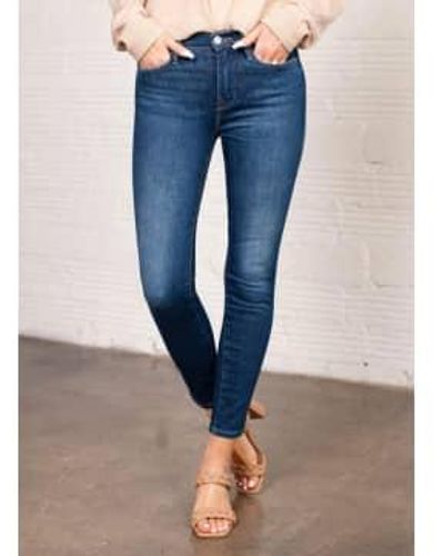 FRAME Le High Skinny Cropped Jeans Terre 29 - Blue