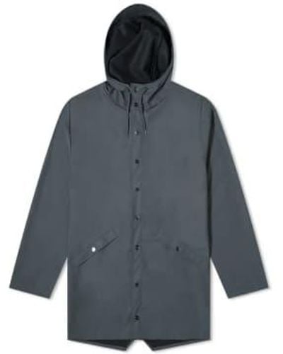 Rains Jacket 12020 Slate - Blu