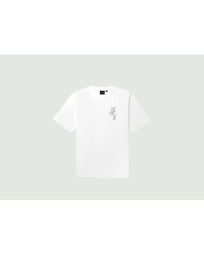 Daily Paper T-shirt réflexion - Blanc