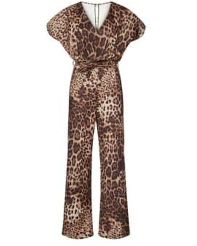 Sisters Point Jumpsuit Or Girl V Neck - Marrone