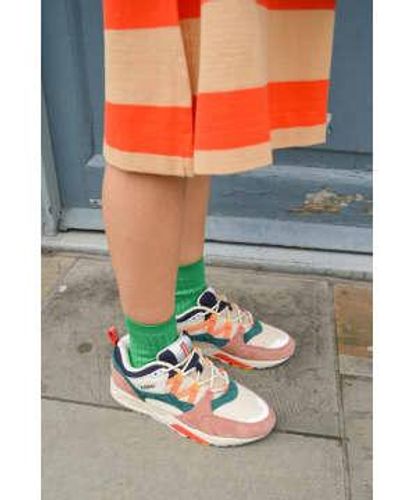 Karhu Fusion 2.0 Cork / Tangerine Sneakers 3 - Multicolor