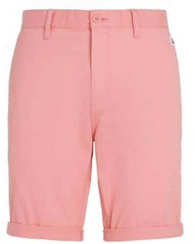 Tommy Hilfiger Jeans short chino scanton - Rose