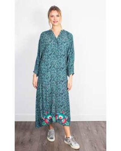Primrose Park Zion Needle Cord Dress - Blu