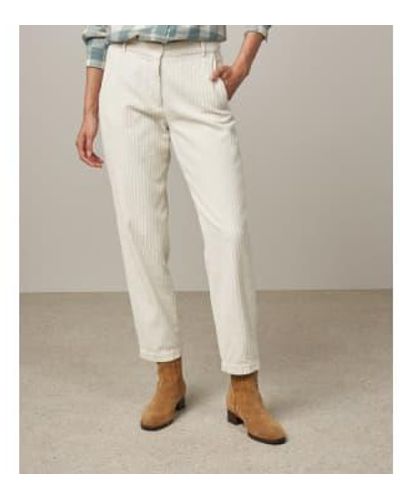 Hartford Pantalon parfait en velours côtelé - Neutre