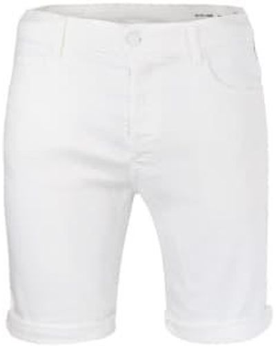 Replay Shorts rbj 901 jean tapered fit - Blanco