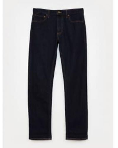 White Stuff Harwood Straight Jeans Dark Denim 34/r - Blue