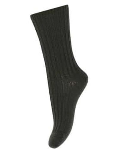 mpDenmark Quinn Socks Dusty Ivy 22/24 - Black