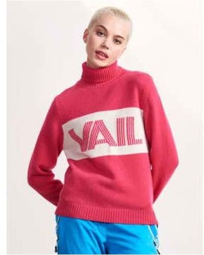 Jumper 1234 - Vail Roll Collar Sweater - - 1 (xs) - Red
