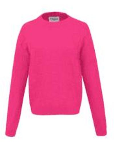 FRNCH Anjali Drop Shoulder Knit In From - Rosa