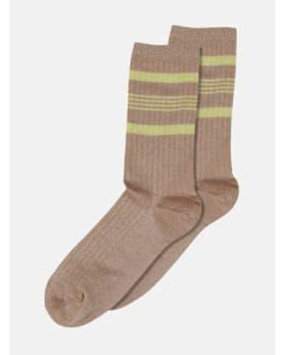 mpDenmark Nohl Ankle Socks Maple Sugar 37-39 - Gray