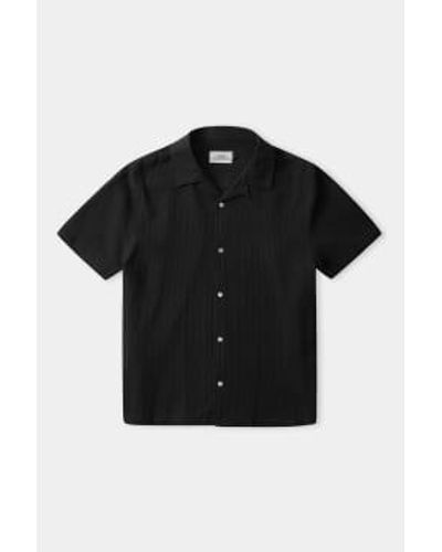 About Companions Eco Crepe Kuno Shirt / M - Black