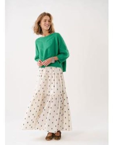 Lolly's Laundry Sunsetll Maxi Skirt - Green