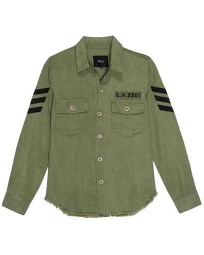 Rails Loren Shirt Olive Black Military - Green