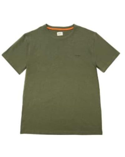 Billybelt Slubbed Khaki T-shirt Large - Green