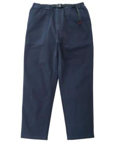 Gramicci Pantalones cresta cónicos sueltos doble marina - Azul
