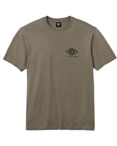 Filson Ss Pioneer Graphic T Shirt Morel Chainlink - Grigio